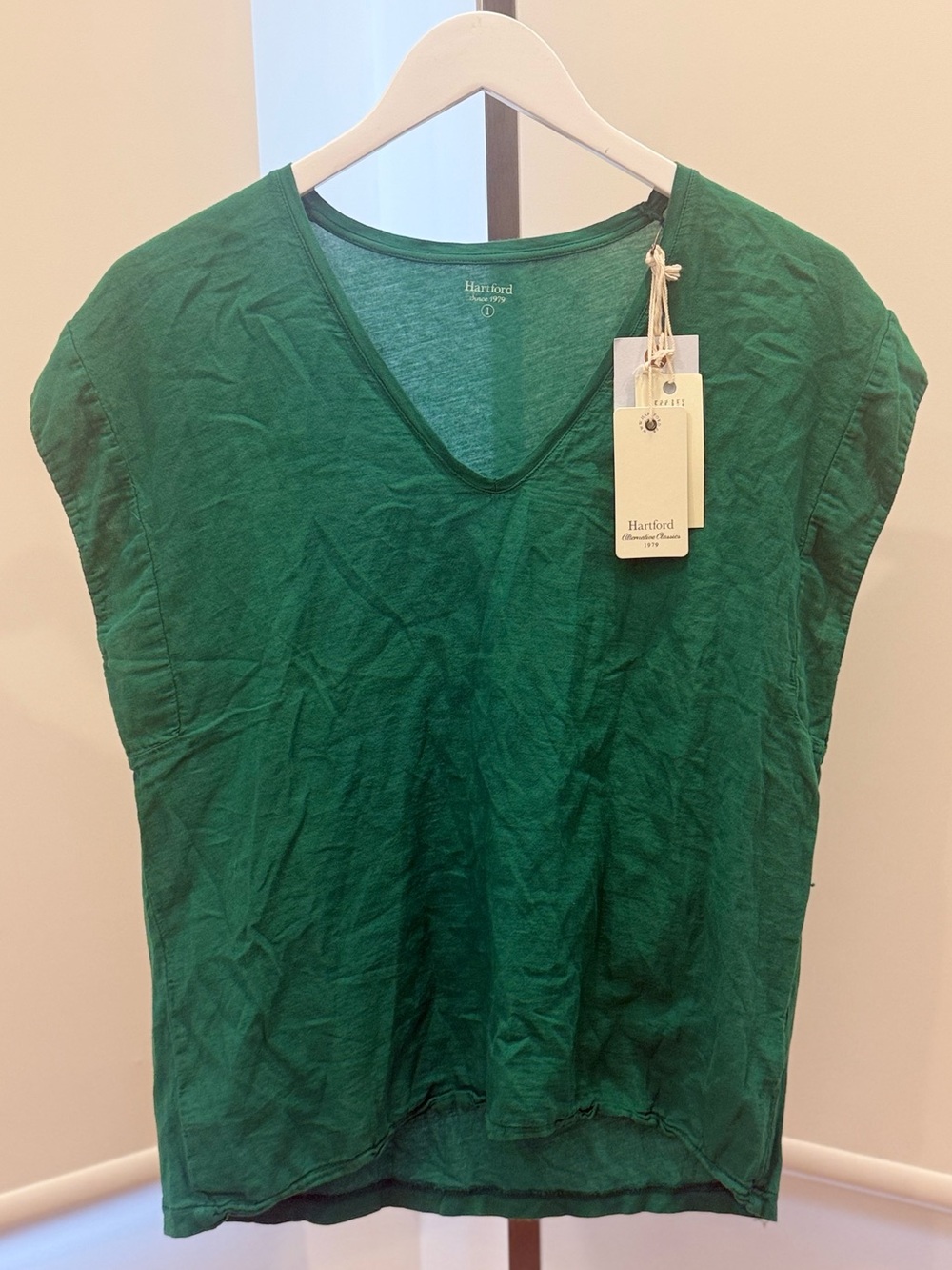 Hartford Tonio Knitted T-Shirt - Garden
